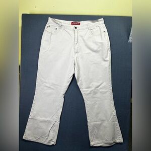 Zana Di Y2K 90s Hipster Khaki Pants Womens 18 plus size 100% cotton Vuntage 1375